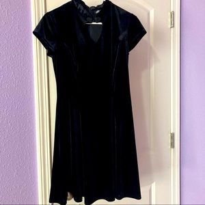 Black velvet dress size small